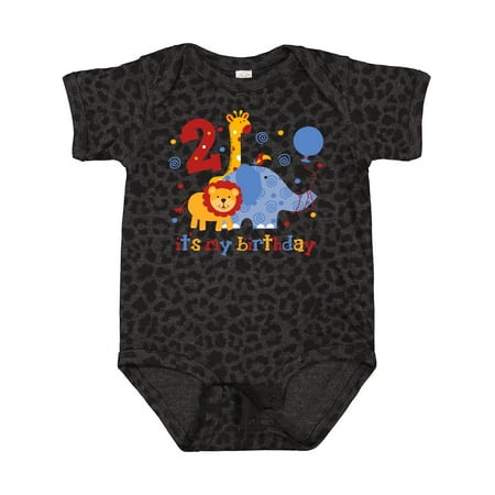

Inktastic Safari 2nd Birthday Gift Baby Boy or Baby Girl Bodysuit