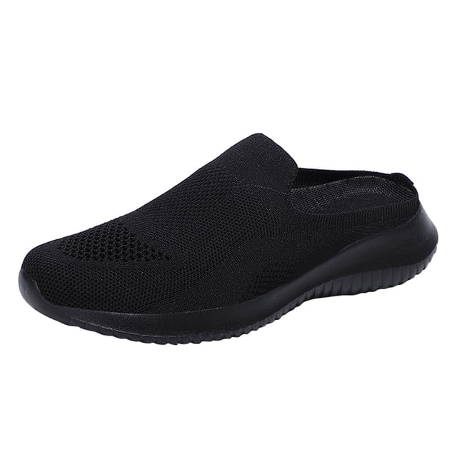 Mules et Sabots pour Femmes Chaussures de Maison Confortables à Enfiler pour Marcher avec Intérieur Extérieur