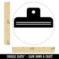 thumbnail image 2 of Fun Binder Paper Clip Self-Inking Rubber Stamp Ink Stamper - Black Ink - Mini 1/2 Inch, 2 of 7