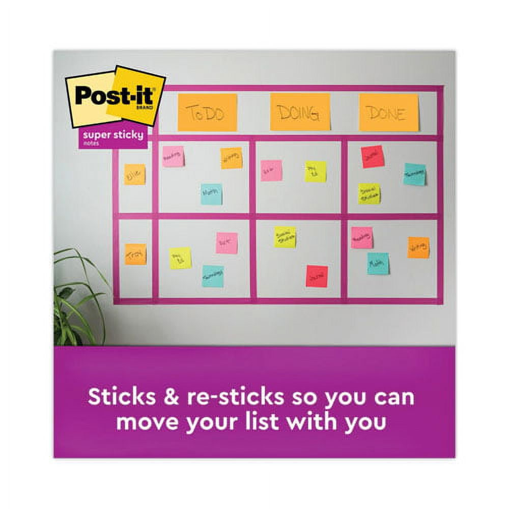 Meeting Notes in Energy Boost Collection Colors, 8" x 6", 45 Sheets/Pad, 4 Pads/Pack | Bundle of 10 Packs