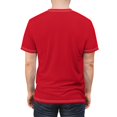 thumbnail image 6 of Effete Feline Claw Marks Scratch Unisex Cut & Sew Tee (AOP), 6 of 7