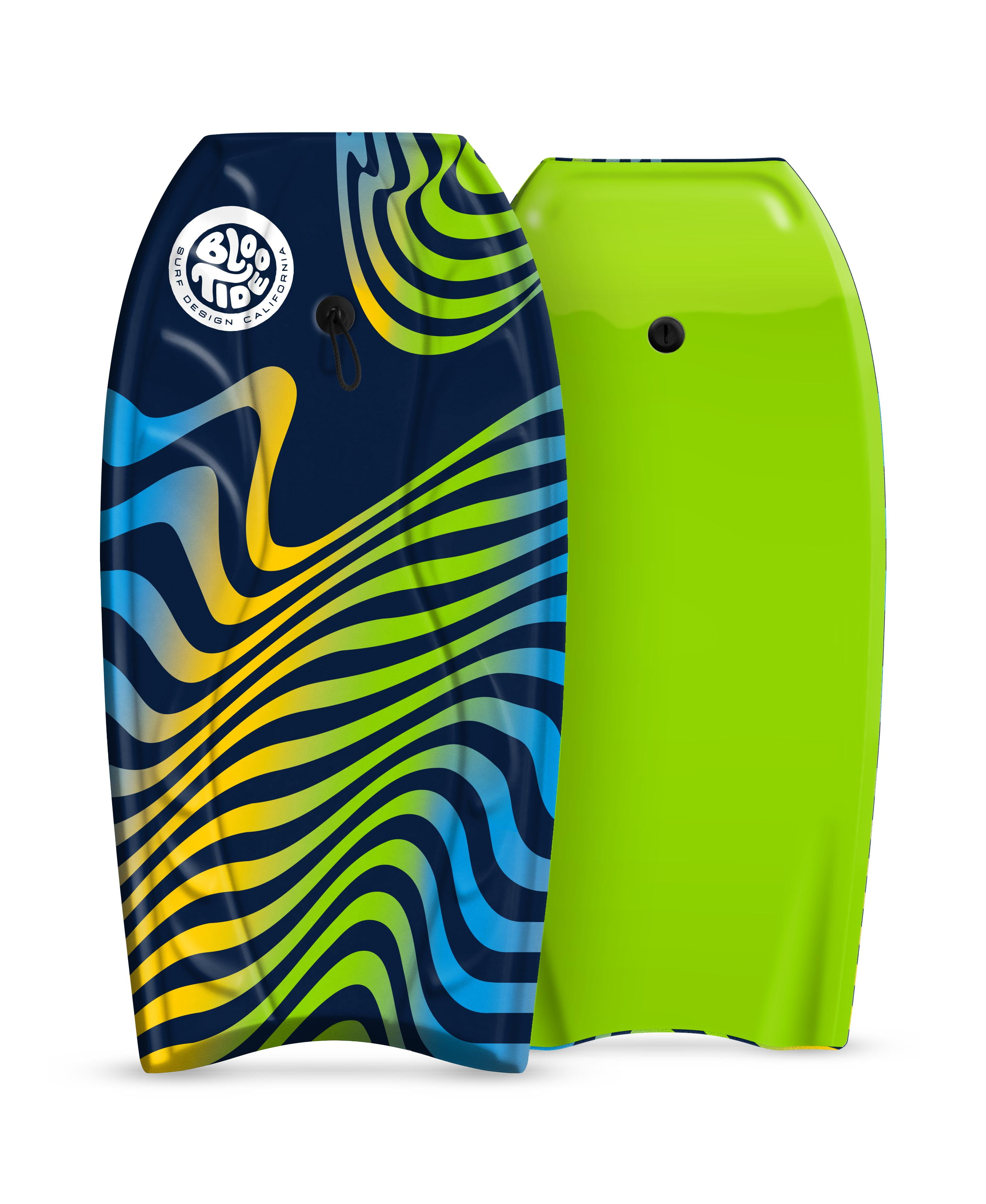 Bloo Tide 40" Bodyboard, Multicolor, 2 Pack Bundle