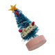 thumbnail image 2 of Corona de casa de muñecas Hesroicy con campana, modelo de árbol de Navidad en miniatura de plástico simulado, decoración de festival para niños, 2 of 8