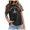Dark Gray, variant on Women T Shirts France Eiffel Tower Travel Graphic Tee Top Tees for Women Dark Gray S