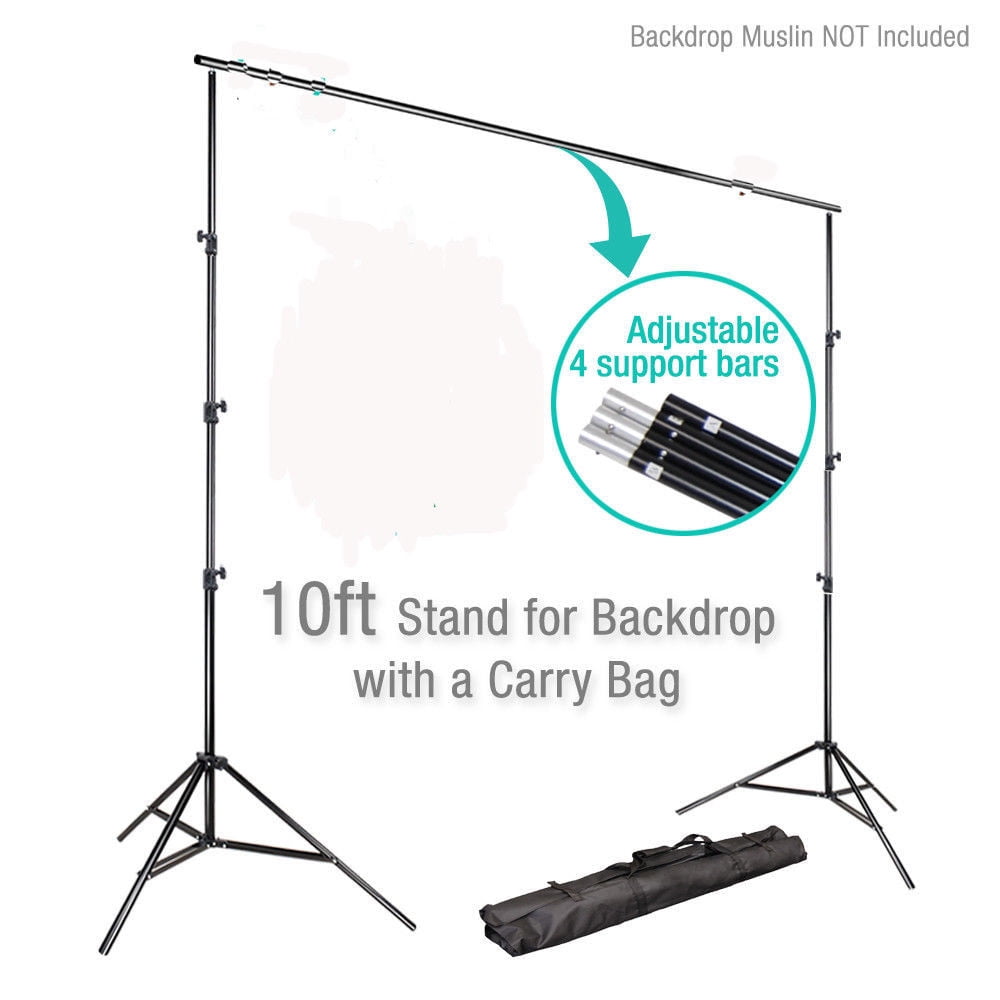 Ktaxon Background Support Stand Photo Backdrop Crossbar Kit Lighting Studio Tripod Set