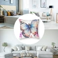 thumbnail image 5 of Set of 2 Pink Throw Pillow Covers Peach Blossom Flower Decorative Pillowcases for Sofa Couch Living Room Outdoor, 5 of 7