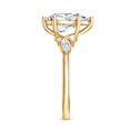 thumbnail image 4 of Rosec Jewels IGI Certified 2 Carat Teardrop Lab Grown Diamond Ring for Engagement- E-VS1 Quality, 14K Yellow Gold, US 6.00, 4 of 9