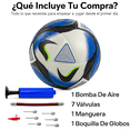 thumbnail image 2 of Balón Fútbol No.5 Termosellado Colección Mundial Blanco con Bomba, 2 of 7