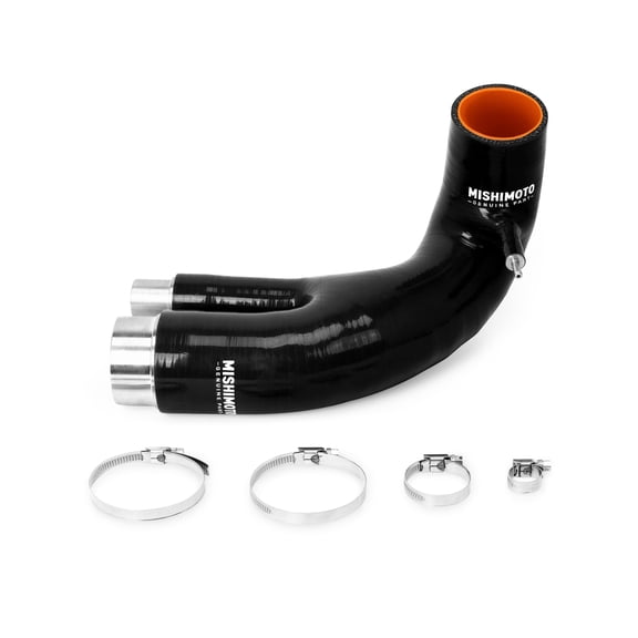 Mishimoto MMHOSE-MS3-07TIHBK Silicone Induction Hose Compatible With Mazda MazdaSpeed3 2007-2013/MazdaSpeed6 2006-2007   Black