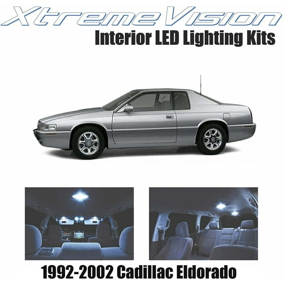 Xtremevision Interior LED for Cadillac Eldorado 1992-2002 8 Pieces Cool White Interior LED Kit   Installation Tool