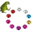 thumbnail image 4 of Bird  Toy, 10 Pcs Colourful Bells Bird DIY Accessory Interactive Bell Toys For Parrots Budgie Parakeet Cockatiel, 4 of 8