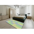 thumbnail image 4 of Ahgly Company Indoor Rectangle Patterned Green Novelty Area Rugs, 8' x 10', 4 of 6