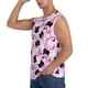 thumbnail image 3 of Fotbe Pink Girl Halloween Men's Camiseta sin Mangas Estampada para Hombres, Playera Casual para Gimnasio, Entrenamiento, Playa-3X-Large, 3 of 7