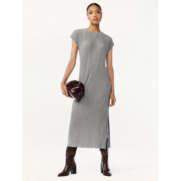 Scoop Women’s Midi Dress with Dolman Sleeves  $7.36