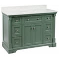 thumbnail image 2 of Sydney 48" Bathroom Vanity with Sage Green Cabinet and Engineered Marble Top, 2 of 7