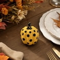 thumbnail image 4 of Ceramic Pumpkin Decor Set with Polka Dot Pattern for Fall Halloween Tiered Tray and Tabletop Home Accent, 4 of 5