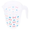 thumbnail image 5 of Stars and Ribbons Plastic Pitcher, Red/Blue/Clear, 1 Gal, Patriotic by Way To Celebrate, 5 of 6