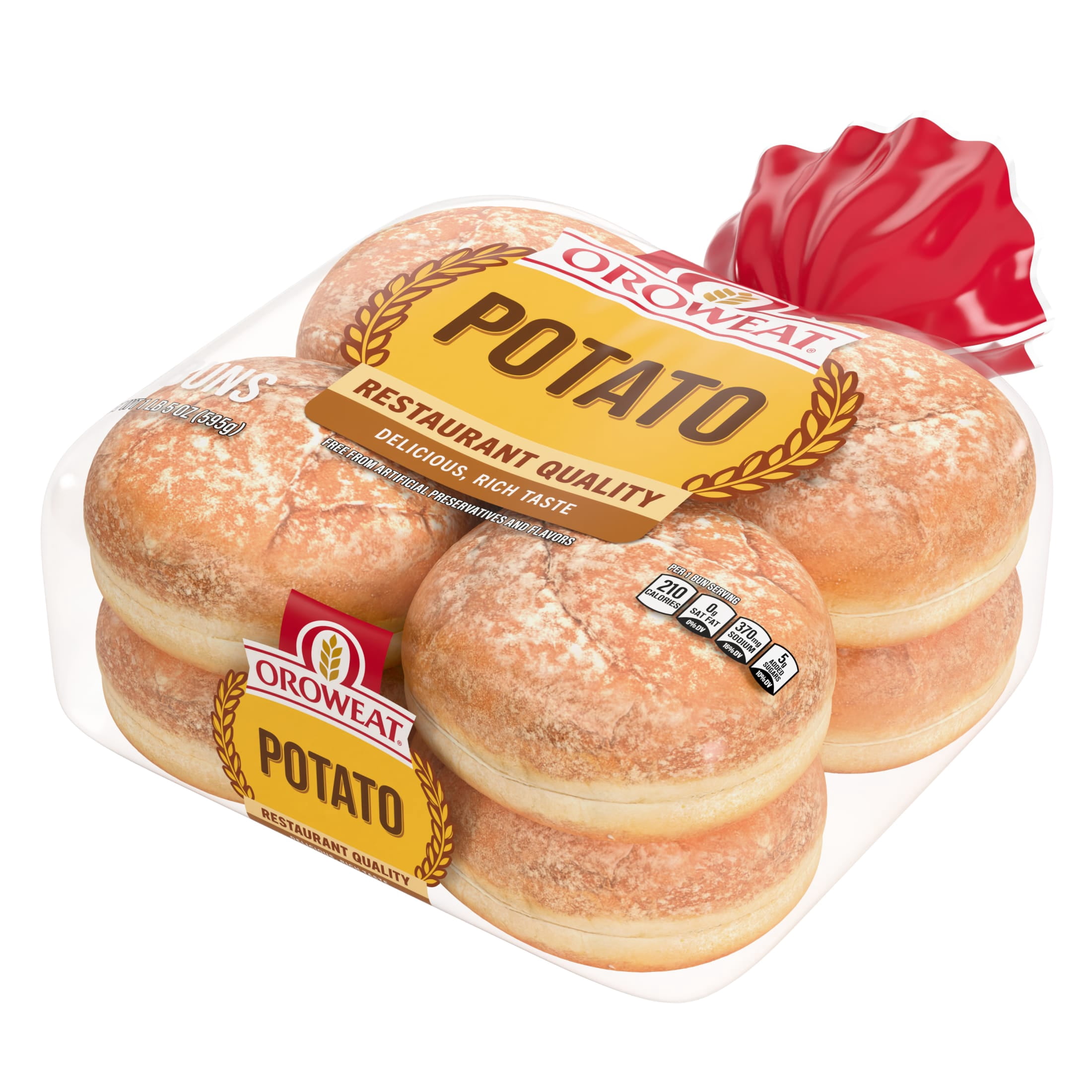 Oroweat Potato Buns, 8 count, 21 oz