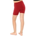 thumbnail image 3 of Stretch Is Comfort Premium Stretch Youth Girls Oh so Soft Biker Shorts| Child Size 4 -16, 3 of 6