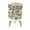 Color 1, variant on Small Trash Can with Lid Vintage Nature Inspired Bear Pinecones Floral Patterns 1.8 Gallon Dog Proof Trash Can Round Garbage Can Waste Bin Wastebasket for Bathroom Bedroom Living Room