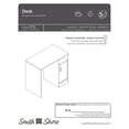 thumbnail image 7 of South Shore Axess, Contemporary Desk, Medium Desk Black, 7 of 7