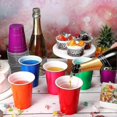 thumbnail image 5 of Assorted 16 Oz Plastic Cups for Parties and Weddings, Heavy-Duty Disposable Drinkware with 6 Vibrant Colors, 5 of 5