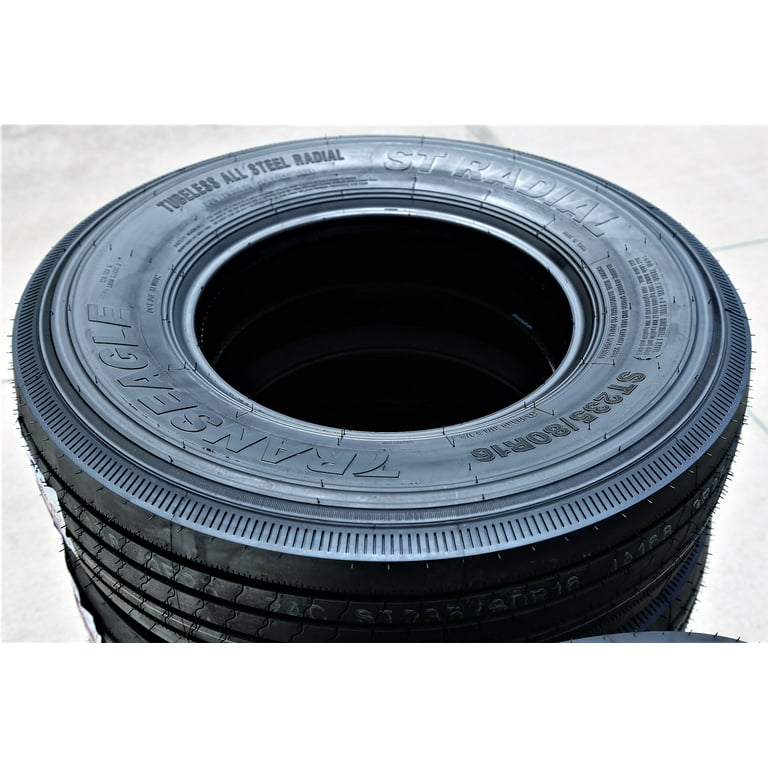 Transeagle All Steel ST Radial Trailer Tire, 235/80R16 Load