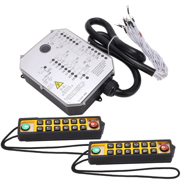 Controlador Remoto De Grúa, Transmisor Industrial Receptor Monitoreo De Potencia 800MHz Para Equipos Mecánicos