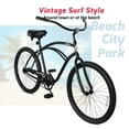 thumbnail image 5 of 26-Inch Men’s Cruiser Bike, Tracer ACE, Matte Black, Coaster Brake, 5 of 9