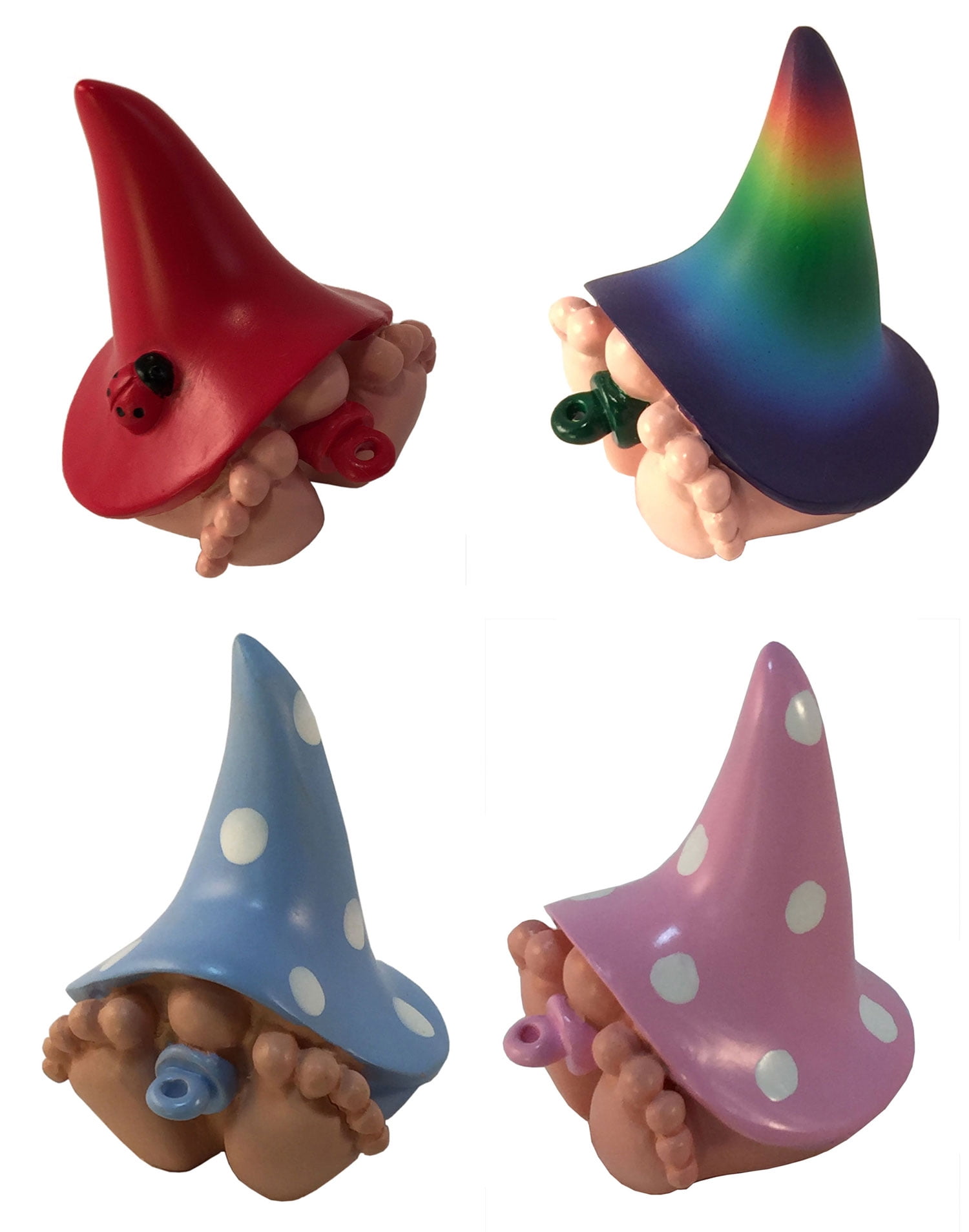 GlitZGlam Miniature Baby Gnomes 4 Pack Collection the GlitZGlam Miniature Baby Gnomes 4 Pack Collection the