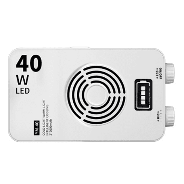 Luz de Bolsillo LED de 40 W, Luz de Relleno RGB A Color, Luz de Relleno para Teléfono Móvil, Lámpara de Fotografía Portátil.