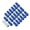 Blue, variant on BIMZUC 20pcs Wheel Lug Nuts M14x1.5 Thread 2in / 50.8 mm Height 7075-T6 Aluminum Thru Hole Locking Lug Nut Set Titanium Color[cite: 1]