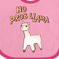 thumbnail image 4 of Inktastic No Prob Llama Cute Llama Boys or Girls Baby Bib, 4 of 4