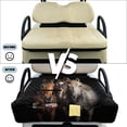 thumbnail image 6 of COEQINE Quilted Golf Cart Seat Cover, Folds Like a Bag with Handle for Easy Carry, Universal Fit 51.2"x30.3" for EZGO Yamaha Club Car 2-Seaters, 4 Pockets, Horse Black, 6 of 8