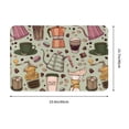 thumbnail image 3 of Disketp Coffee Makers Macaroons Chocolate Mat For Front Door Outside - Doormat Outdoor Entrance - Welcome Mats Outdoor,Outside Entry And Outdoor Entrance 16''X24'', 3 of 9