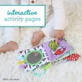 thumbnail image 4 of Infantino Lil’ Explorer Soft Book, The Grinch Holiday Sensory Toy for Babies with Crinkle, Squeaker & Clacker Rings, 4 of 14