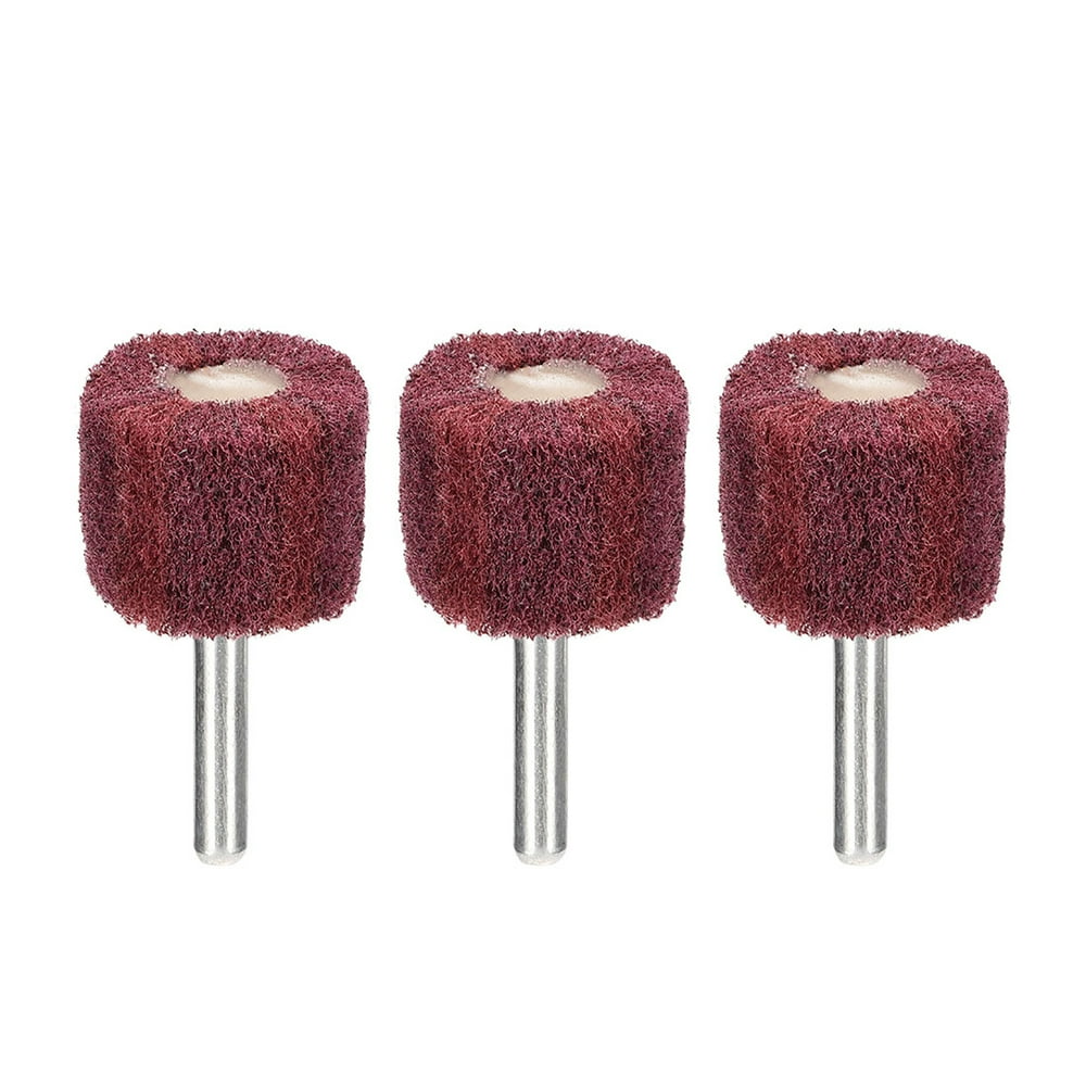 Abrasive Wheels 30mmx25mm Buffing Polishing Wheels with 6mm Shank 3pcs
