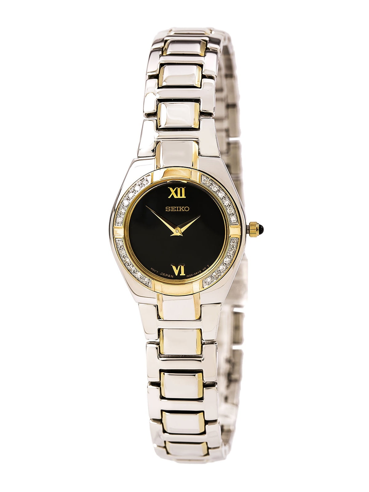 Seiko Women's SXGN49 Pink Mother of Pearl Dial Diamond Accents