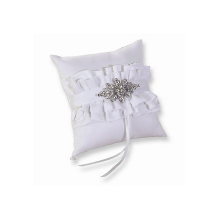 UPC 099231000019 product image for Ivory/Black or White Isabella Ring Pillow | upcitemdb.com