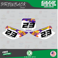 thumbnail image 3 of Kalair GFX Graphics Kit for Kawasaki KX85 (2001-2013) Throwback Series, 3 of 5