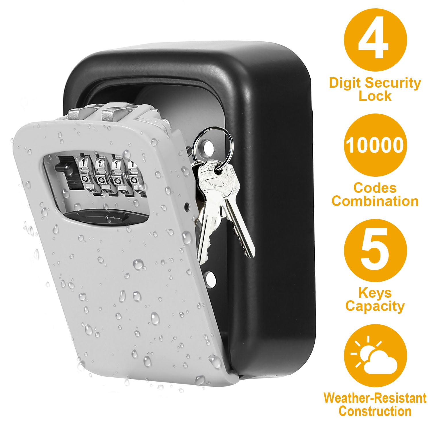 SentrySafe HD2100 Fire-Resistant Box Safe and Waterproof Box Safe 