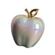 thumbnail image 4 of Estatua de manzana decorativa y creativa de cerámica, figura de manzana, adorno de manzana de porcelana Blanco, 4 of 9