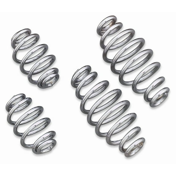 Bikers Choice 5 Inch Chrome Solo Seat Springs for Custom Powersports Vehicles (Part #492813)