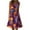 Purple, variant on Giftesty Summer Dresses for Women Womens Fashion Holiday Summer Casual Printing Sleeveless Party Beach Loose Dress