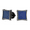 Dark-Blue, variant on Bling Jewelry Mens Square CZ Stud Earrings for Men Black Blue White Sterling Silver 9MM Screw Back