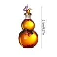 thumbnail image 2 of Gourd Shape Glass Decanter Bottle, High Borosilicate Beverage Storage Bottle, Decorative Glass Drink Decanter Bottle, Countertop Display Beverage Container Bottle For Home Decoration, 2 of 6