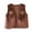 Brown, variant on Bovxnpu Girls Outwear Jackets Kids Western Denim Fringe Vests Holiday Casual Jacket Outfits