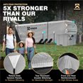 thumbnail image 3 of KNOX 2nd Gen Fifth Wheel RV Cover & Skirt Combo - Anti-Tear APEX Fabric, Fits 37-41 ft RVs, Travel Trailers, or Motorhomes - Includes Wheel, Ladder & Gutter Covers (266" L x 66" H Skirt), 3 of 9