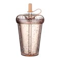 thumbnail image 1 of JIEMUCES Tasse à Café Glacé Étanche Réutilisable avec Pailles Intégrées Double Paroi Isolée Gobelet à Café Glacé Dessin Animé, 1 of 8