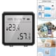 thumbnail image 3 of Medidor de humedad Monitor de temperatura Monitor de WiFi Alertas Interior al aire libre Mini medidor de habitación Monitor para el dormitorio - NEGRO Soledad Sensor de temperatura, 3 of 9